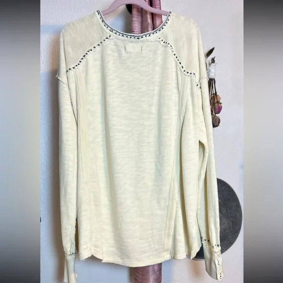 NWOT Free People - We the Free Taylor Henley Small - Picture 6 of 10